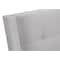 Monarch Specialties Bed, Queen Size, Bedroom, Upholstered, Beige Linen Look, Chrome Metal Legs I 6041Q - alternate 3